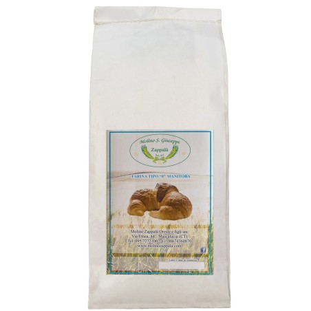 5 kg de farine manitobaine de blé tendre type 0 - MOLINO ZAPPALA '