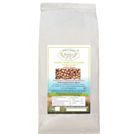 5Kg Fagioli Borlotti Lamon "Origine Italia"