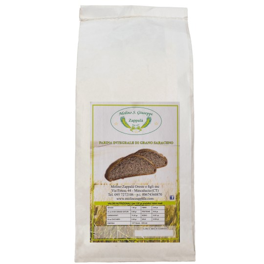 5 kg Molino Zappala 'Vollkorn-Buchweizenmehl