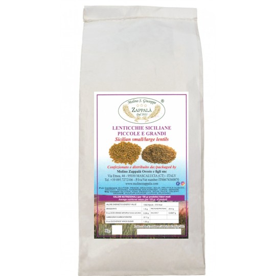 25 kg große "sizilianische" Linsen