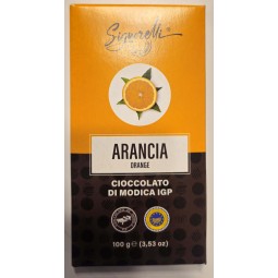 100 g Cacao naranja - chocolate Modica IGP