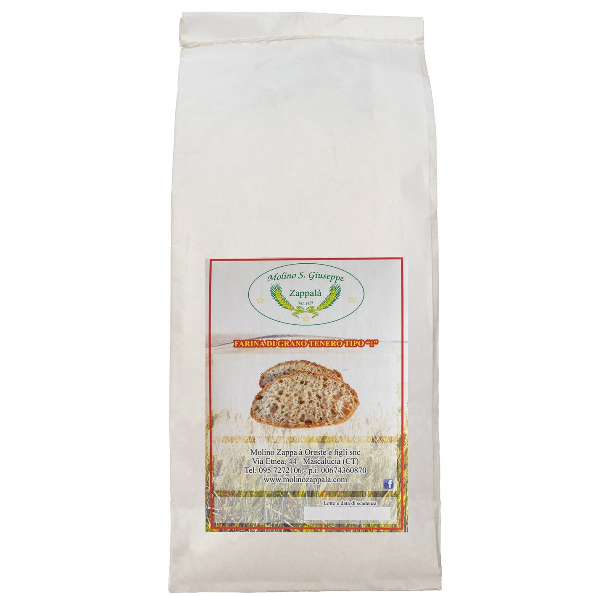 25 kg Type 1 Soft Wheat Flour – Molino Zappalà