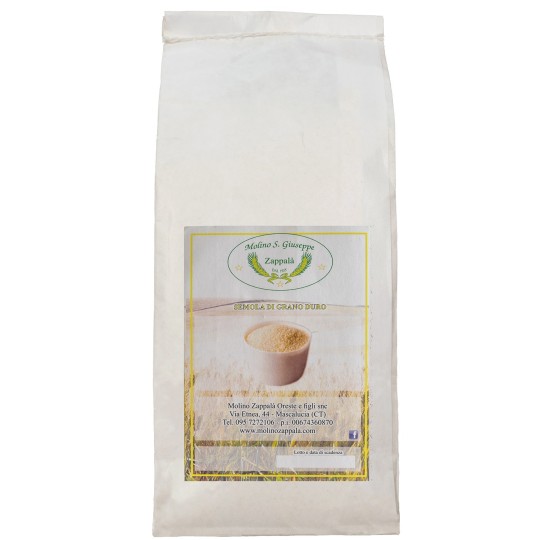 1 kg Sicilian Durum Wheat Semolina for Pasta Making – Molino Zappalà