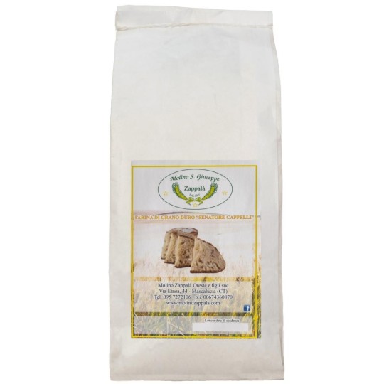 1 kg Cappelli Durum Wheat Semolato – Molino Zappalà