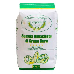 1Kg de sémola de trigo duro siciliano re-molido tipo ESPECIAL - Molino Zappalà