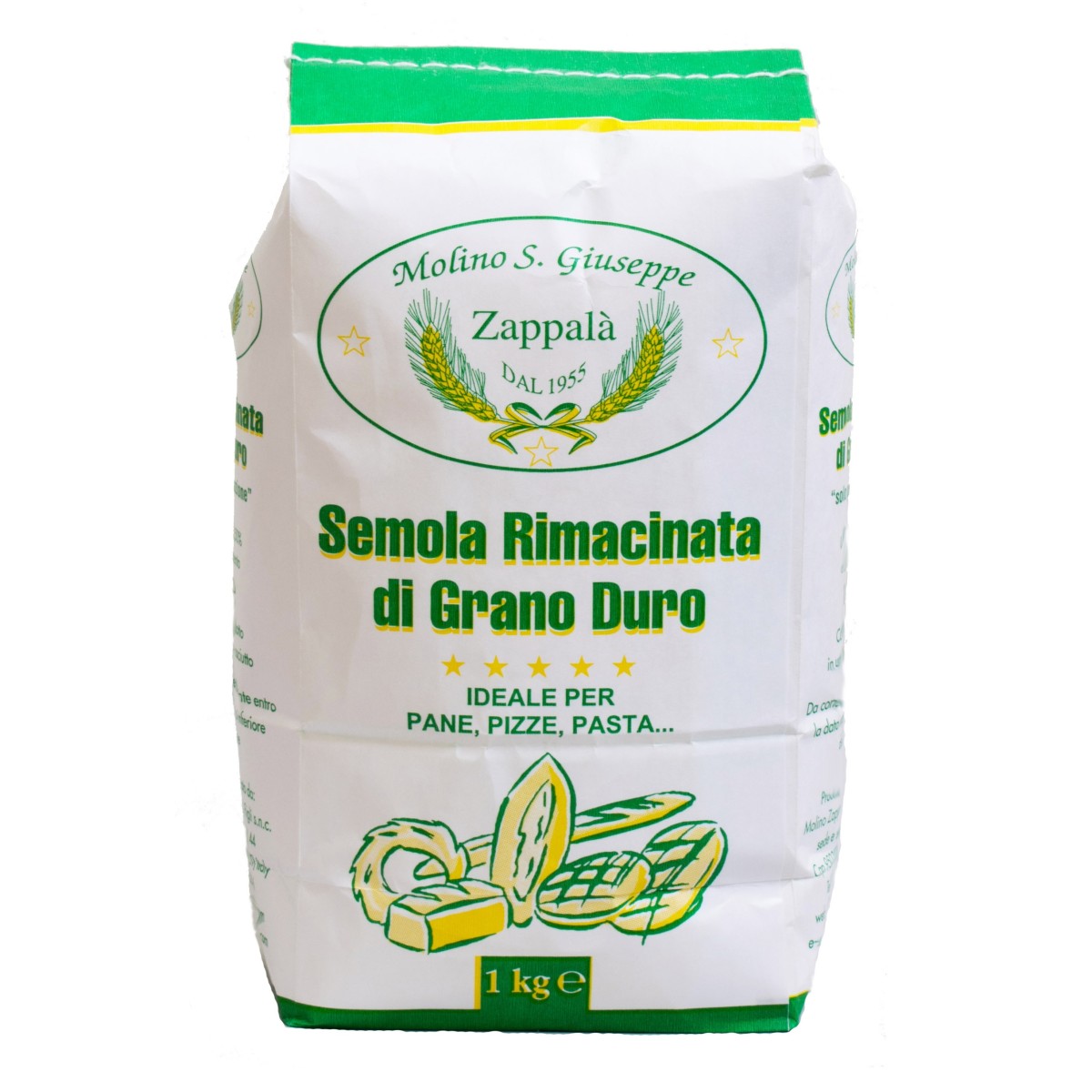 1Kg Semoule de blé dur sicilien remilled type SPÉCIAL - Molino Zappalà