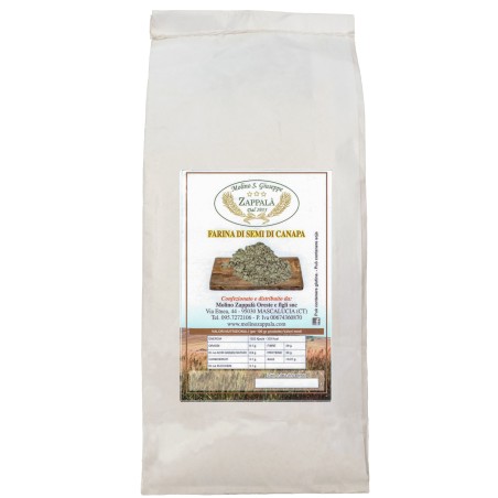 5 kg de farine de graines de chanvre