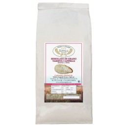 5 Kg Semolato (Molitura a Pietra) di Grano varietà Cappelli "Molino Zappalà"