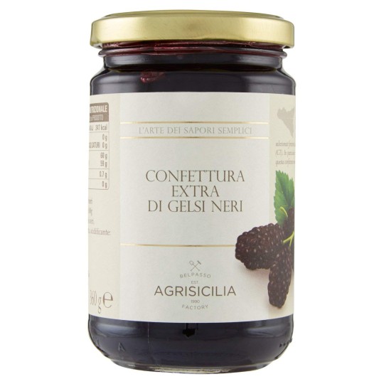 Sicilian Black Mulberry Extra Jam – 360 g