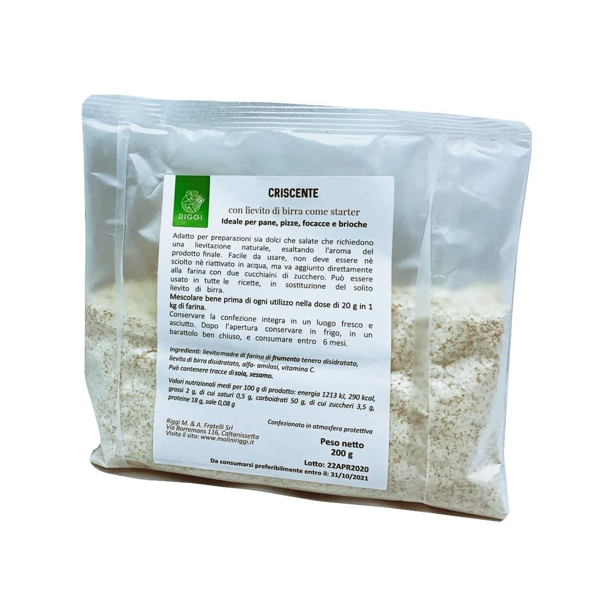 10pz x 200g Lievito Madre Disidratato