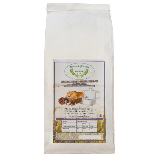 25 kg Reinforced Type 0 Soft Wheat Flour – Molino Zappalà