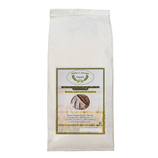 1kg "Biancolilla" flour integral antique Sicilian grain variety - Lombal