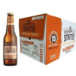 24x33cl Bottiglie Birra Dello Stretto "non Filtrata" Puro Malto