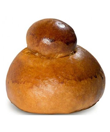 26 unidades x 75 g de brioche siciliano "con tuppo"
