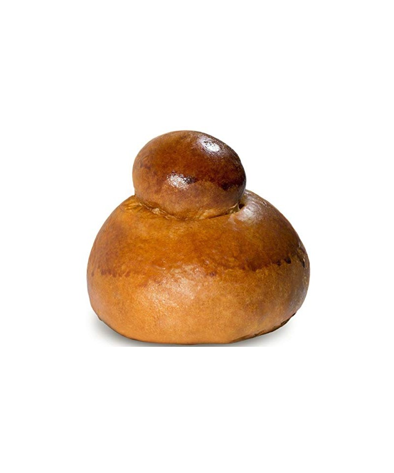 50 unidades x 75 g de brioche siciliano "con tuppo"