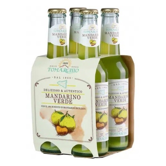 GREEN MANDARIN | 6 X 275 ML TOMARCHIO | ANTIQUE SICILIAN RECIPE |