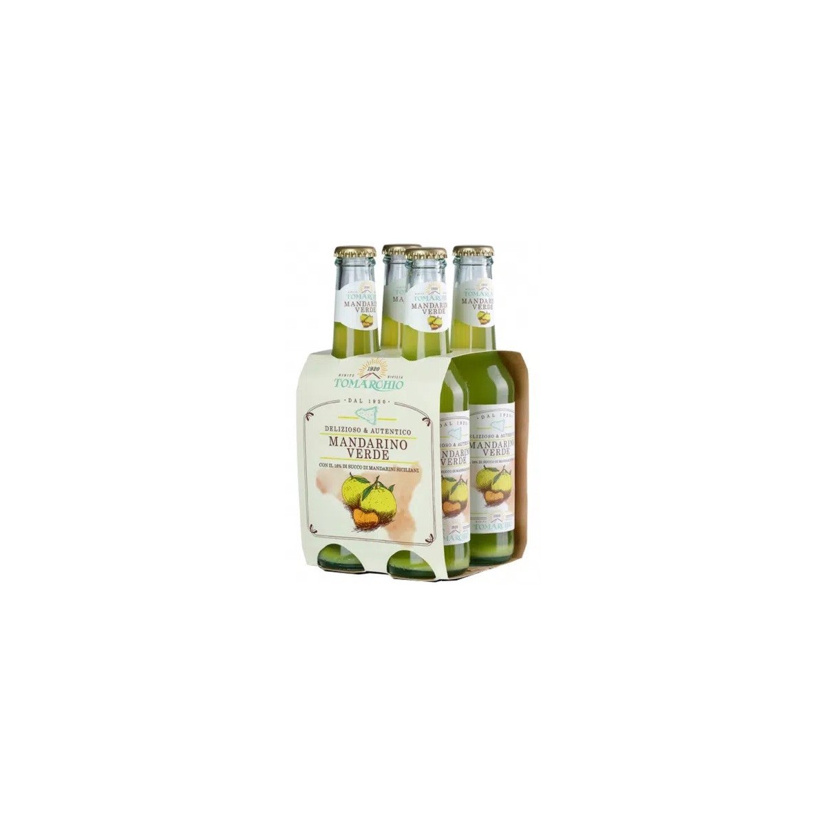 MANDARINO VERDE| 6 X 275 ML TOMARCHIO | ANTICA RICETTA SICILIANA |