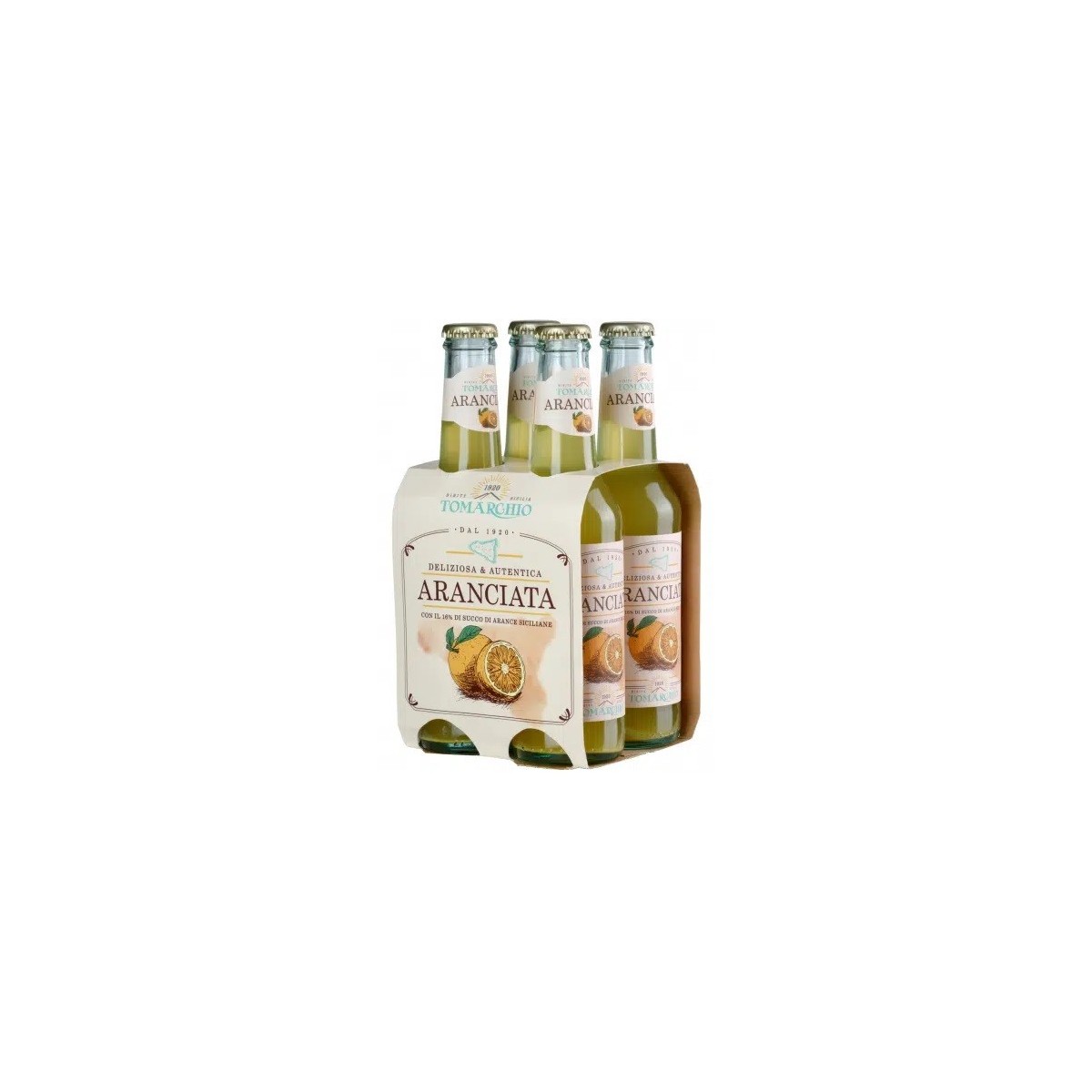 NARANJA | 6 X 275 ML TOMARCHIO | ANTIGUA RECETA SICILIANA |