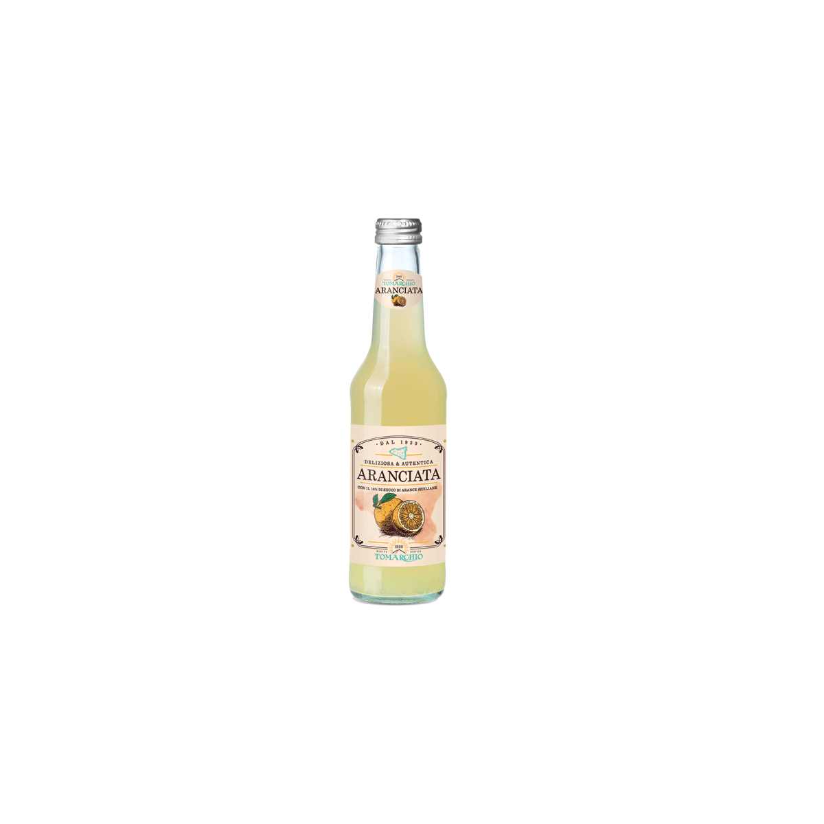 ARANCIATA | 1 X 275 ML TOMARCHIO | ANTICA RICETTA SICILIANA |